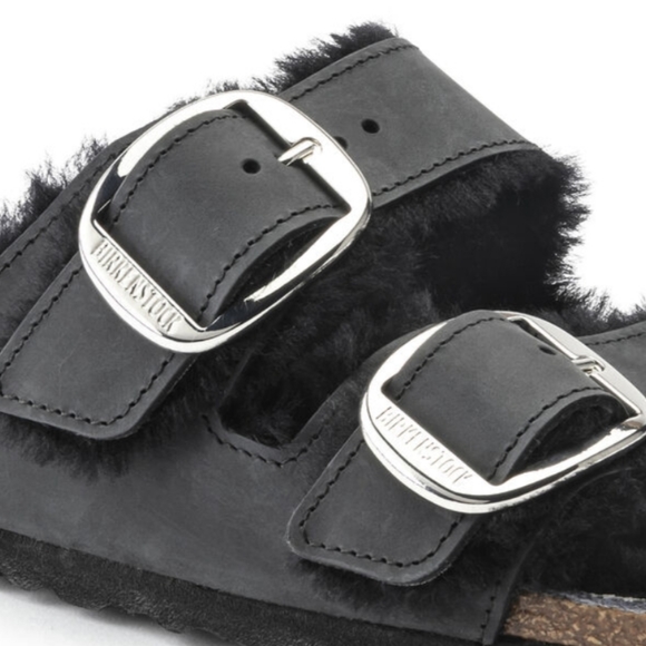 Birkenstock Arizona Big Buckle ShearlingOiled Leather - Picture 4 of 9